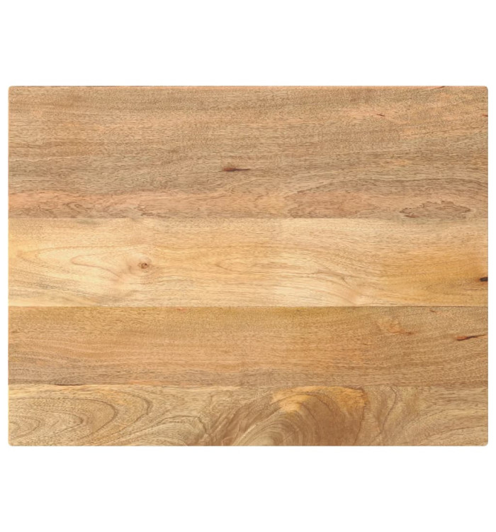 Dessus de table 80x70x3,8 cm rectangulaire bois massif manguier | Mobilier & Déco