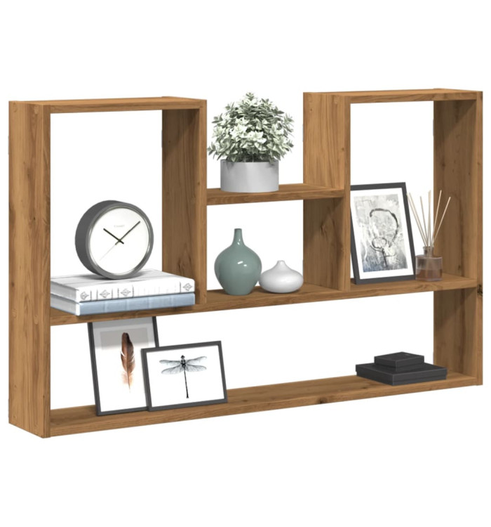 Étagère murale chêne artisanal 99x15x60 cm bois d'ingénierie | Mobilier & Déco