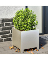 Jardinière 30x30x30 cm acier inoxydable | Mobilier & Déco