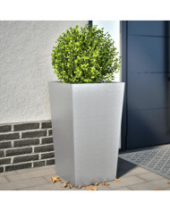 Jardinières 2 pcs 45x45x75 cm acier galvanisé | Mobilier & Déco