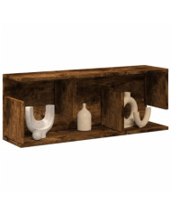 Armoire murale 80x20x30 cm chêne fumé bois d'ingénierie | Mobilier & Déco