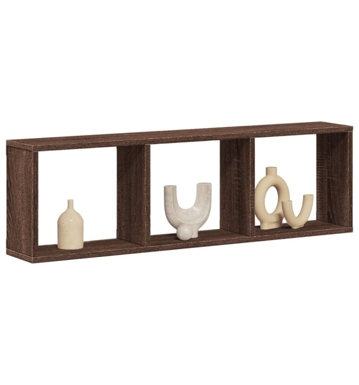 Armoire murale 100x16x30 cm chêne marron bois d'ingénierie | Mobilier & Déco