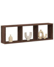 Armoire murale 100x16x30 cm chêne marron bois d'ingénierie | Mobilier & Déco