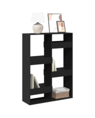 Bibliothèque noir 100x33x135 cm bois d'ingénierie | Mobilier & Déco