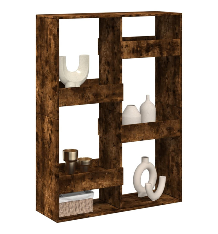 Cloison de séparation chêne fumé100x33x135 cm bois d'ingénierie | Mobilier & Déco