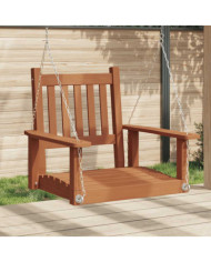 Chaise balançoire de jardin chaînes en métal bois massif sapin | Mobilier & Déco