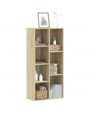 Bibliothèque chêne sonoma 50x25x105 cm bois d'ingénierie | Mobilier & Déco