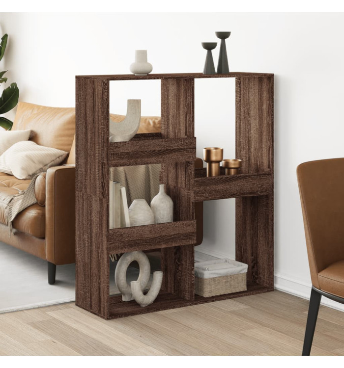 Cloison de séparation chêne marron bois ingénierie | Mobilier & Déco