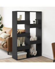Cloison de séparation noir 100x33x155,5 cm bois d'ingénierie | Mobilier & Déco