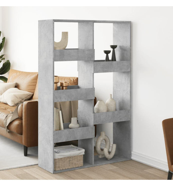 Cloison de séparation gris béton 100x33x155,5cm bois ingénierie | Mobilier & Déco