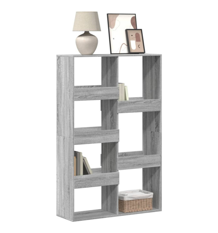 Bibliothèque sonoma gris 100x33x155,5 cm bois d'ingénierie | Mobilier & Déco