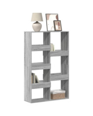 Bibliothèque sonoma gris 100x33x155,5 cm bois d'ingénierie | Mobilier & Déco