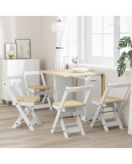 Chaises à manger pliables lot de 4 Corona bois massif de pin | Mobilier & Déco
