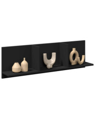 Armoire murale 100x16,5x30 cm noir bois d'ingénierie | Mobilier & Déco