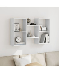 Étagère murale blanc 96x18x60 cm bois d'ingénierie | Mobilier & Déco