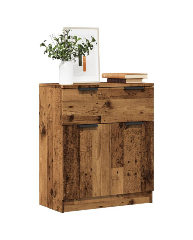 Buffet vieux bois 60x30x70 cm bois d'ingénierie | Mobilier & Déco