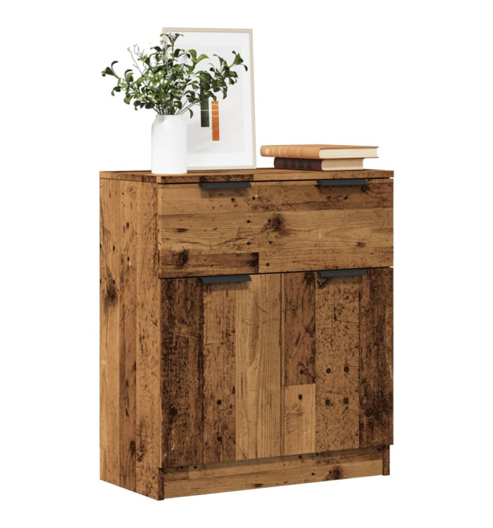 Buffet vieux bois 60x30x70 cm bois d'ingénierie | Mobilier & Déco