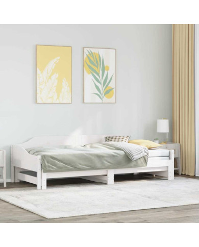 Lit de jour et lit gigogne sans matelas 80x200 cm bois massif | Mobilier & Déco