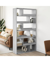 Cloison de séparation sonoma gris bois d'ingénierie | Mobilier & Déco