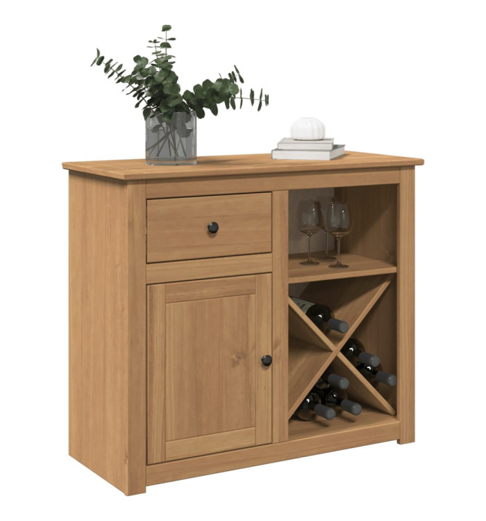Buffet avec tiroir Panama 93x40x80 cm bois massif de pin | Mobilier & Déco