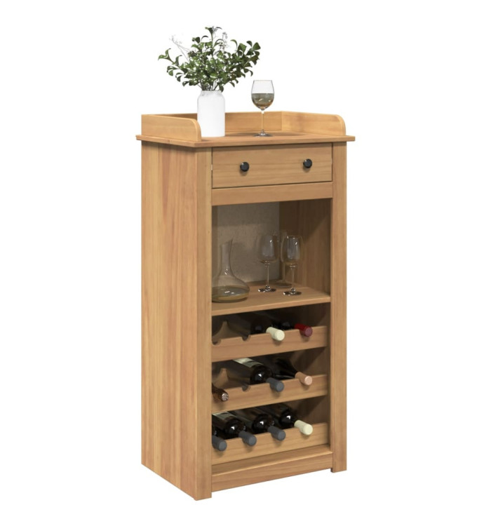Armoire à vin Panama 57x40x111,5 cm bois de pin massif | Mobilier & Déco