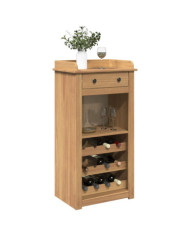 Armoire à vin Panama 57x40x111,5 cm bois de pin massif | Mobilier & Déco
