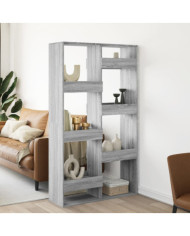 Cloison de séparation sonoma gris 100x33x175 cm bois ingénierie | Mobilier & Déco