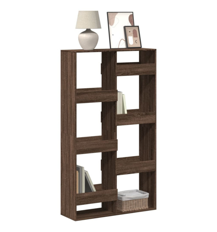 Bibliothèque chêne marron 100x33x175 cm bois d'ingénierie | Mobilier & Déco