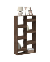 Bibliothèque chêne marron 100x33x175 cm bois d'ingénierie | Mobilier & Déco