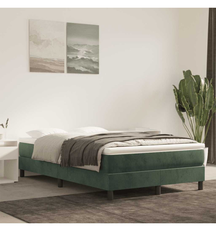 Matelas de lit à ressorts ensachés 120x220x20 cm velours | Mobilier & Déco