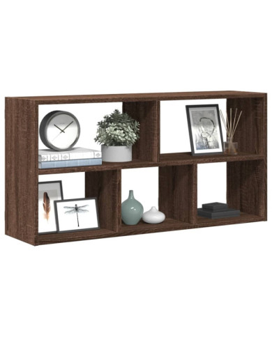 Étagère murale chêne marron 100x25x50 cm bois d'ingénierie | Mobilier & Déco