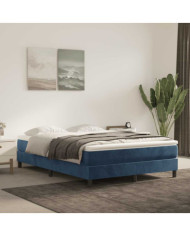 Matelas de lit à ressorts ensachés 140x220x20 cm velours | Mobilier & Déco