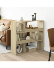 Cloison de séparation chêne sonoma bois d'ingénierie | Mobilier & Déco