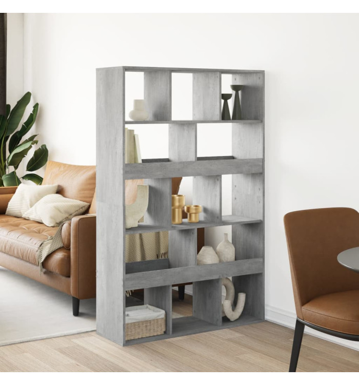 Cloison de séparation gris béton bois d'ingénierie | Mobilier & Déco