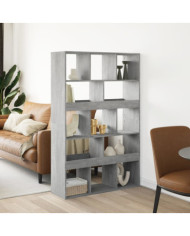 Cloison de séparation gris béton bois d'ingénierie | Mobilier & Déco