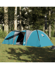 Tente familiale à dôme 8 personnes bleu imperméable | Mobilier & Déco