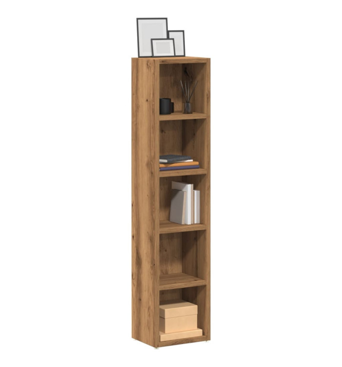 Armoires à CD 2 pcs chêne artisanal 21x16x93,5 cm | Mobilier & Déco