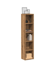 Armoires à CD 2 pcs chêne artisanal 21x16x93,5 cm | Mobilier & Déco