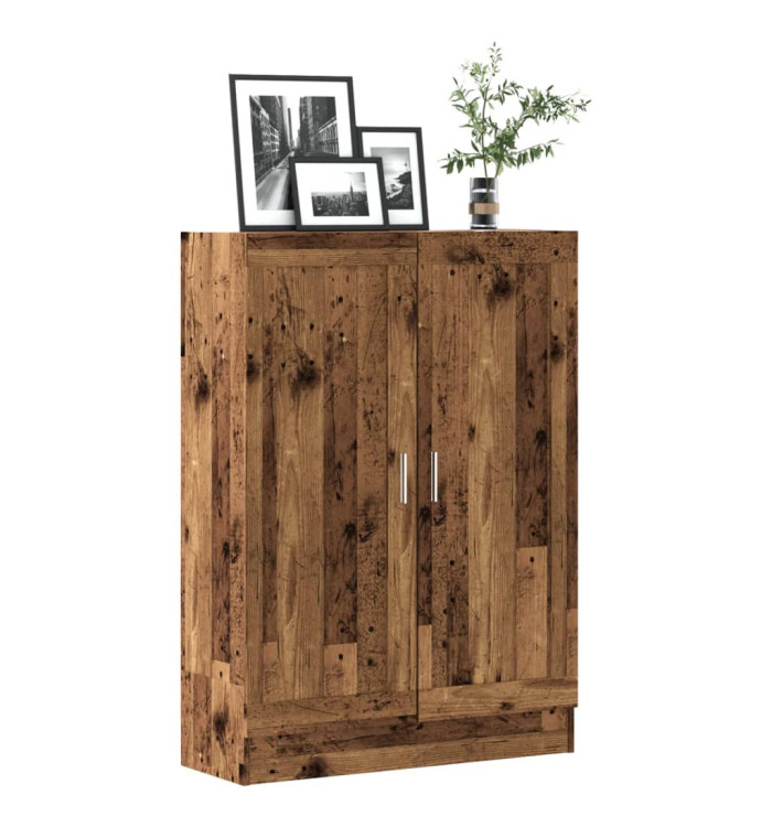Bibliothèque vieux bois 82,5x30,5x115 cm bois d'ingénierie | Mobilier & Déco
