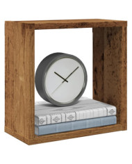 Étagères cube murales 2 pcs vieux bois 30x15x30 cm | Mobilier & Déco