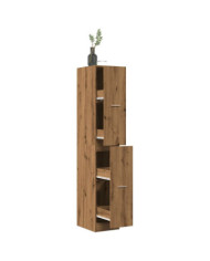 Armoire d'apothicaire chêne artisanal bois d'ingénierie | Mobilier & Déco