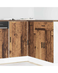 Meuble bas du lavabo "Lyon" vieux bois bois d'ingénierie | Mobilier & Déco