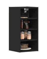 Armoire suspendue "Riga" noir 30x29,5x60 cm bois d'ingénierie | Mobilier & Déco
