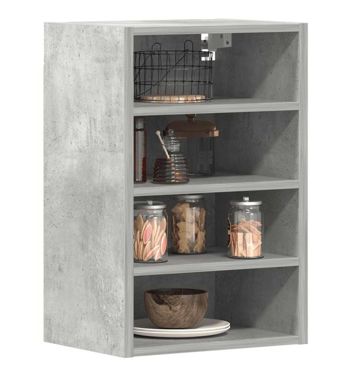 Armoire suspendue "Riga" gris béton 40x29,5x60 cm | Mobilier & Déco