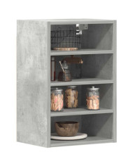 Armoire suspendue "Riga" gris béton 40x29,5x60 cm | Mobilier & Déco