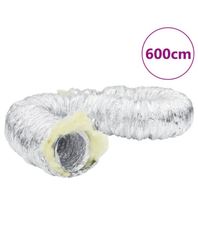 Conduit de ventilation isolé aluminium 6 m Ø15 cm | Mobilier & Déco