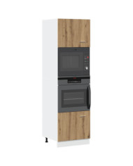 Armoire à micro-ondes "Lyon" chêne artisanal 60x57x207 cm | Mobilier & Déco