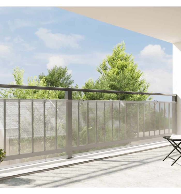 Bâche transparente avec œillets 1x12 m polyéthylène | Mobilier & Déco