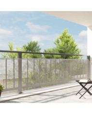 Bâche transparente avec œillets 1x8 m polyéthylène | Mobilier & Déco