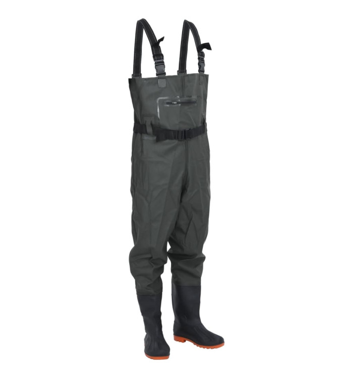 Cuissardes avec bottes et ceinture vert foncé taille 46 | Mobilier & Déco